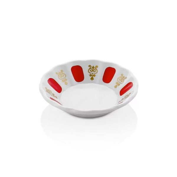 Külsan 15122.PW Thermoset Kahveci Çay Altlığı 11 cm Beyaz 6’lı