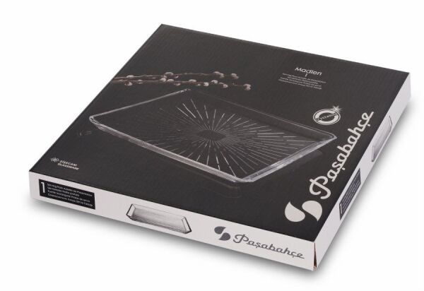 Paşabahçe 68683 Madlen Kare Servis Tabağı 24 cm