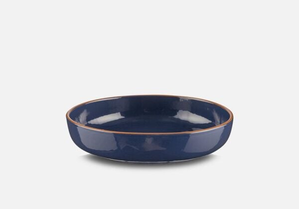 Regas 88700 Seramik Primavera Yuvarlak Salata Kase Lacivert 26 cm