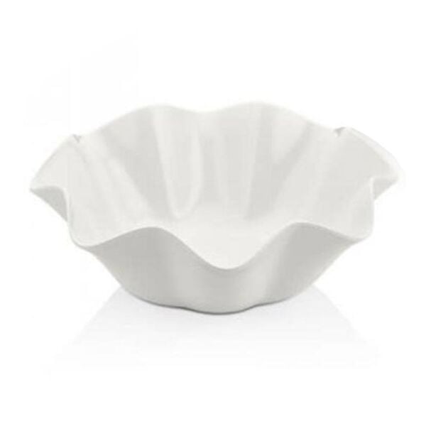 Külsan Thermoset Rosa Teşhir Kase 20 cm, 750 ml, Beyaz