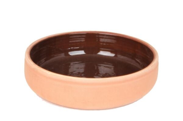 Naturel Toprak İçi Sırlı Bektaşi Tava 38 cm