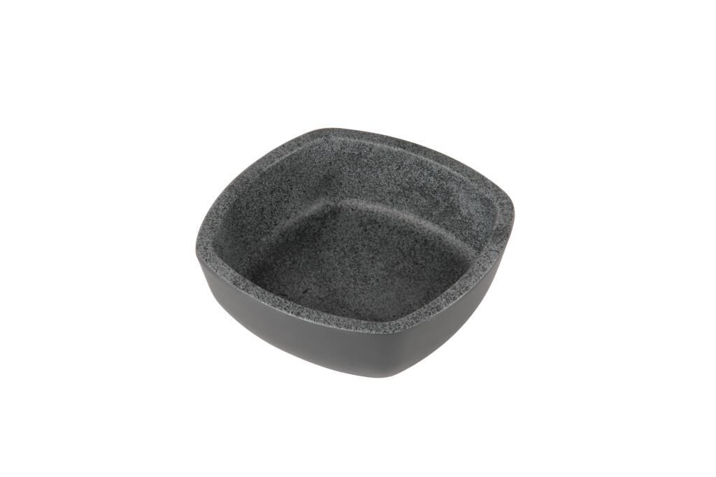 Globy Kare Sunum Kase Gri 14,8×14,8×5 cm