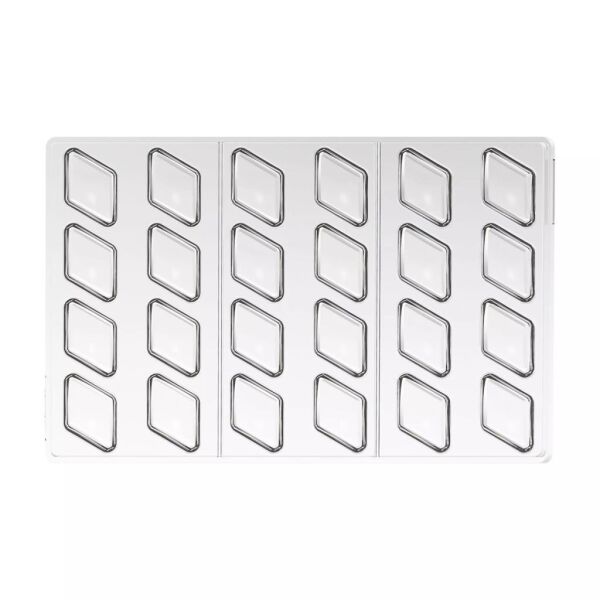 Silikomart Gemma-p Polikarbon Çikolata Kalıbı 42x26 cm - 52.931.86.0065