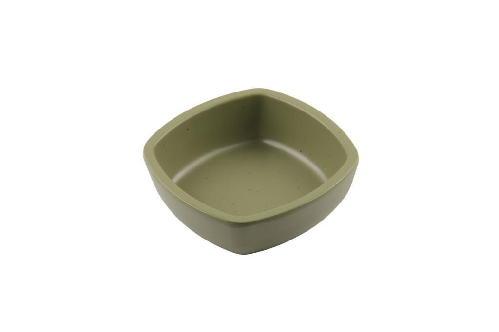 Globy Kare Sunum Kase Yeşil 14,8×14,8×5 cm