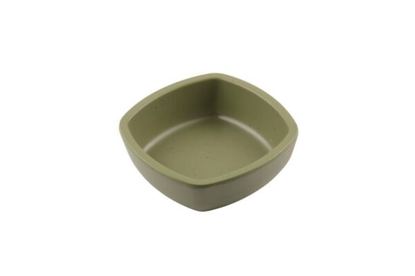 Globy Kare Sunum Kase Yeşil 14,8×14,8×5 cm