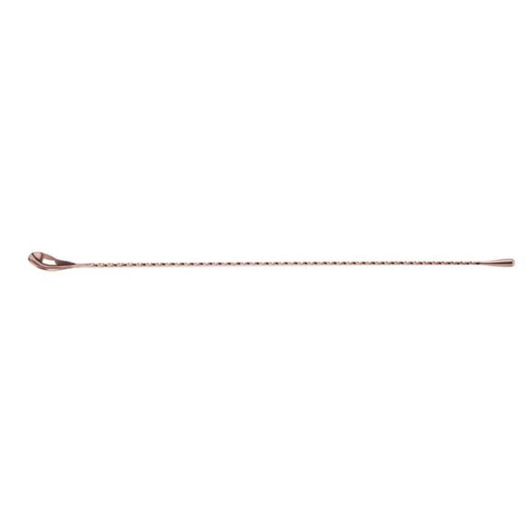 Zicco ZKB-280 Burgulu Bar Kaşığı, Bakır Kaplama, 50 cm