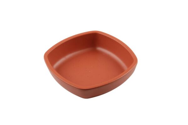 Globy Kare Sunum Kase Turuncu 20,5×20,5×5,5 cm