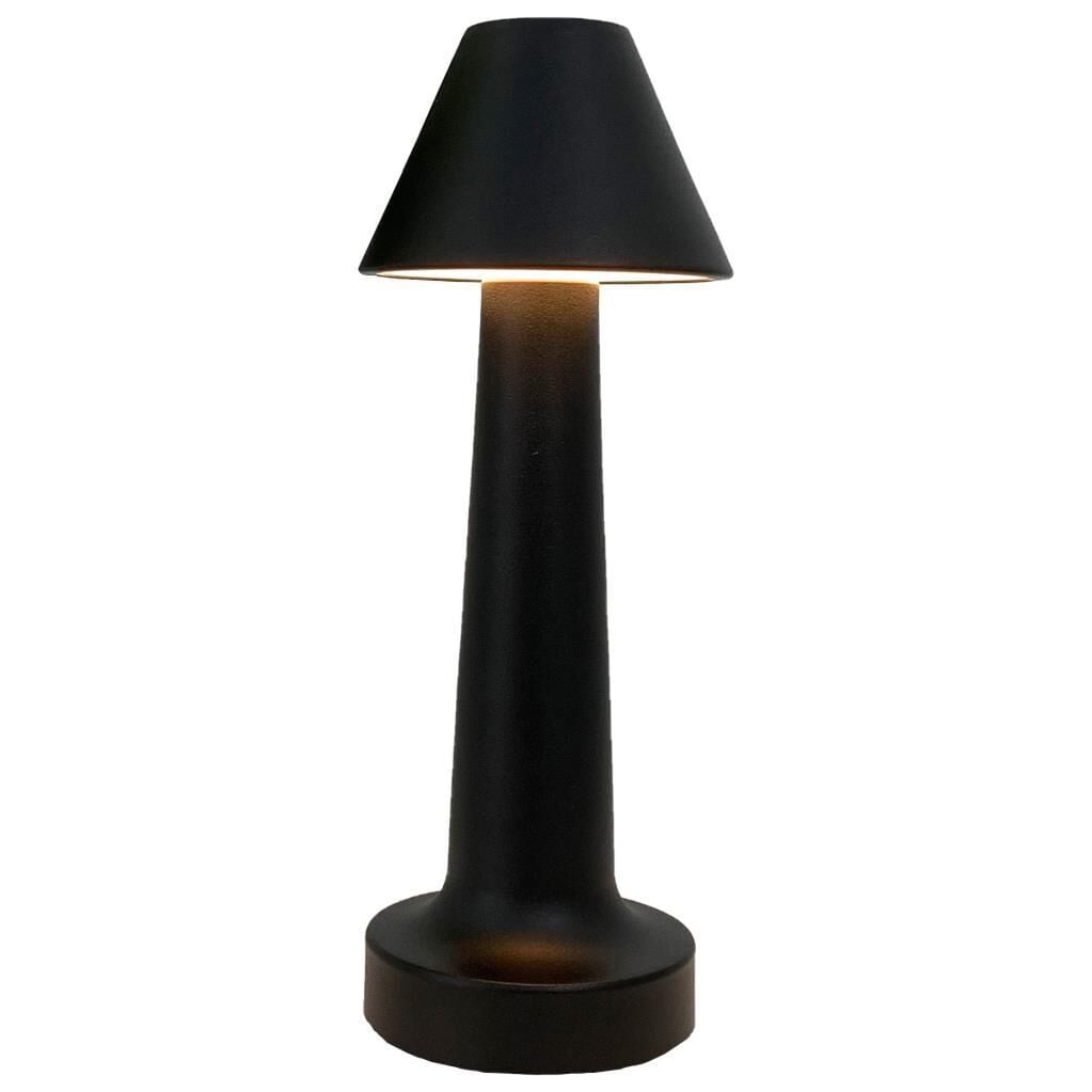 Biradlı Groovy GRV-812 Siyah Şarj Edilebilir Masa Lambası D9 x H21 cm