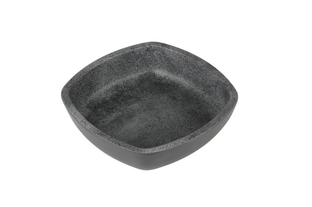 Globy Kare Sunum Kase Gri 20,5×20,5×5,5 cm