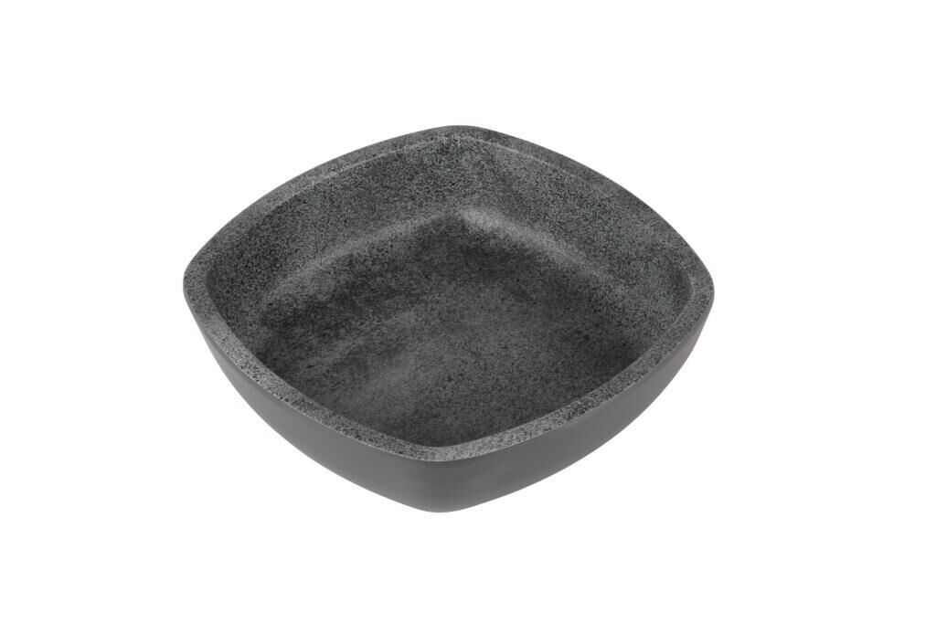 Globy Kare Sunum Kase Gri 20,5×20,5×5,5 cm