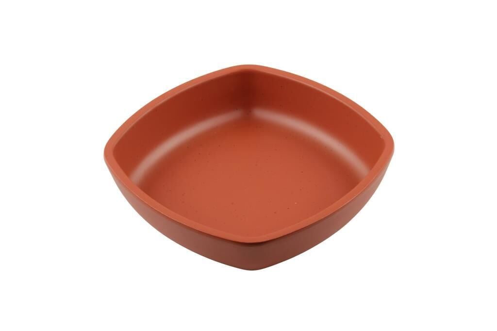 Globy Kare Sunum Kase Turuncu 24,5×24,5×6 cm