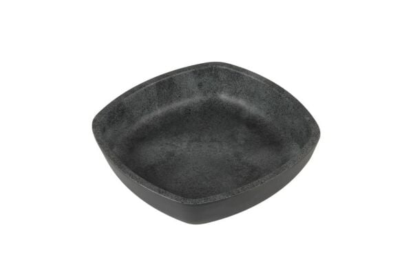 Globy Kare Sunum Kase Gri 24,5×24,5×6 cm