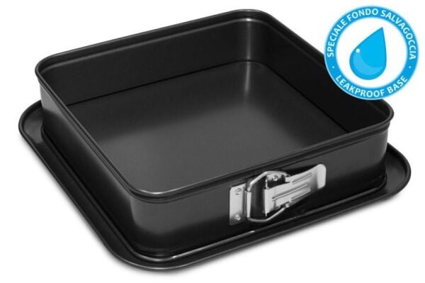 Guardini Gardenia Çelik Kelepçeli Kare Kek Kalıbı 24x24 cm