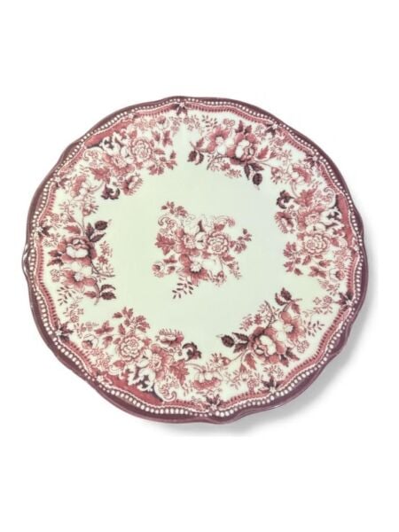 Porser Porselen IDFine Velour Maroon Fulya Yemek Takımı 24 Parça