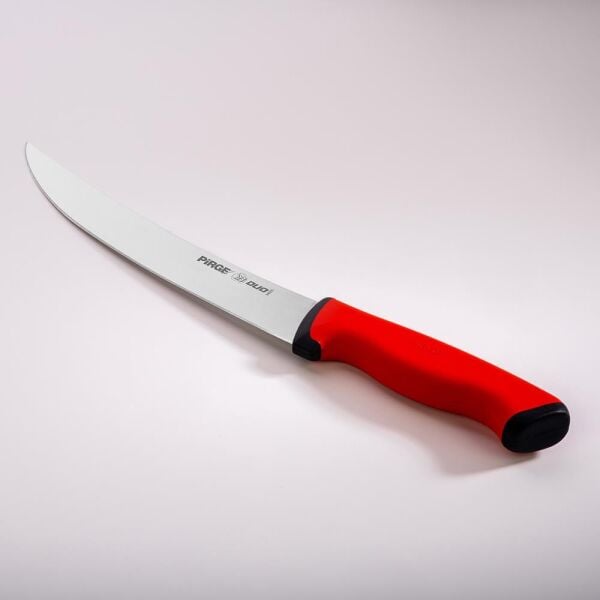 Pirge Duo Kıvrık Kasap Bıçağı 26 cm - 34620 Kırmızı