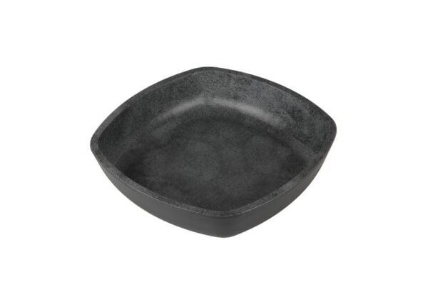 Globy Kare Sunum Kase Gri 30×30×7 cm