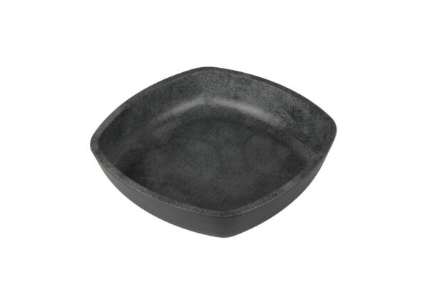 Globy Kare Sunum Kase Gri 30×30×7 cm