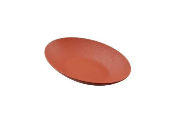 Globy Oval Sunum Kase Turuncu 41×26,5×7,5 cm