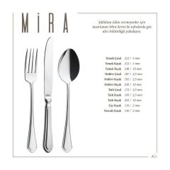 Lugga Mira Model Tatlı Çatalı 12 Adet