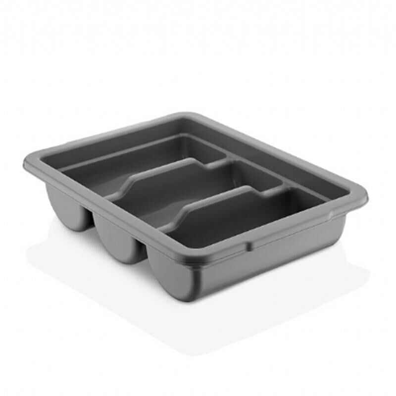 Gastroplast GK-03 3 Bölmeli Kaşıklık Kutusu Siyah