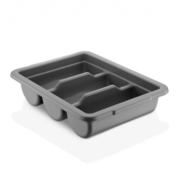 Gastroplast GK-03 3 Bölmeli Kaşıklık Kutusu Siyah