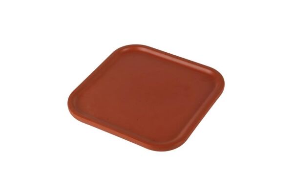 Globy Kare Sunum Tabak Turuncu 29,7×25×2 cm
