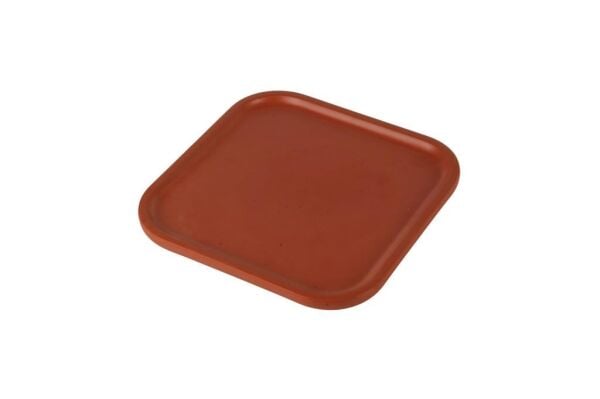 Globy Kare Sunum Tabak Turuncu 29,7×25×2 cm