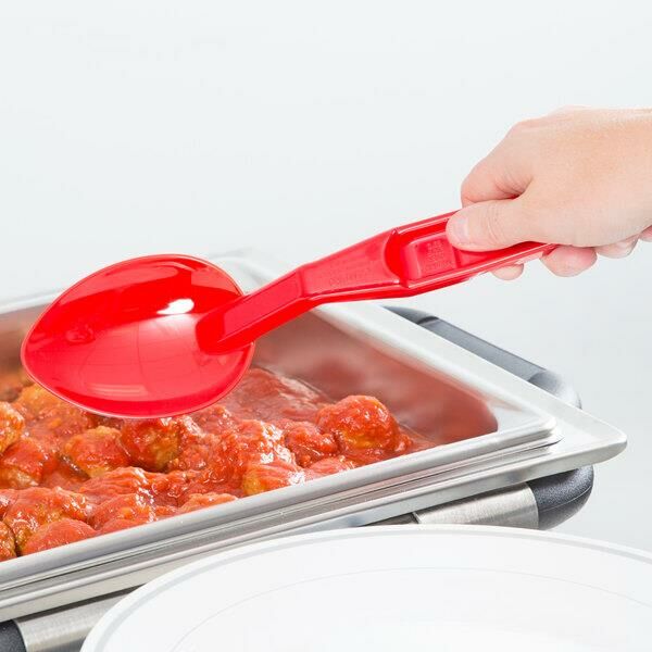 Cambro Camwear SPO11CW404 Polikarbon Servis Kaşık Kırmızı 28 cm