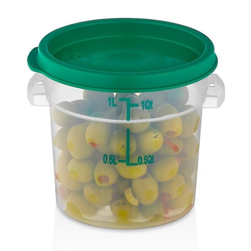 GastroPlast GRPP-1 Polipropilen Yuvarlak Saklama Kabı 0,95 L