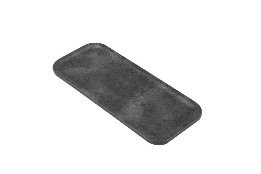 Globy Dikdörtgen Sunum Tabak Gri 35,7×14,7×2 cm