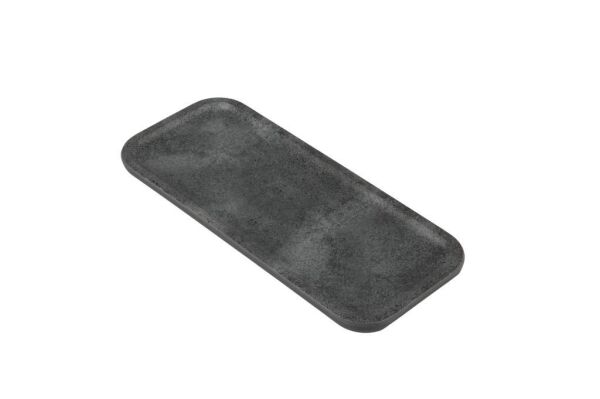 Globy Dikdörtgen Sunum Tabak Gri 35,7×14,7×2 cm