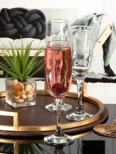 Paşabahçe 44704 Imperial Flüt Şampanya Bardağı  210 cc 12'li