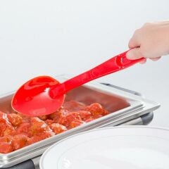 Cambro SPO13CW404 Polikarbon Servis Kaşık Kırmızı 33 cm