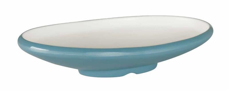 Globy Açık Büfe Oval Sunum Tabağı Mavi 30x22x6 cm