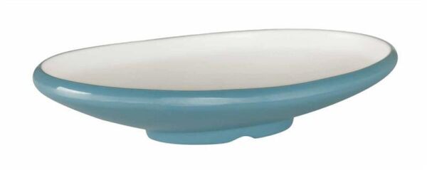 Globy Açık Büfe Oval Sunum Tabağı Mavi 30x22x6 cm