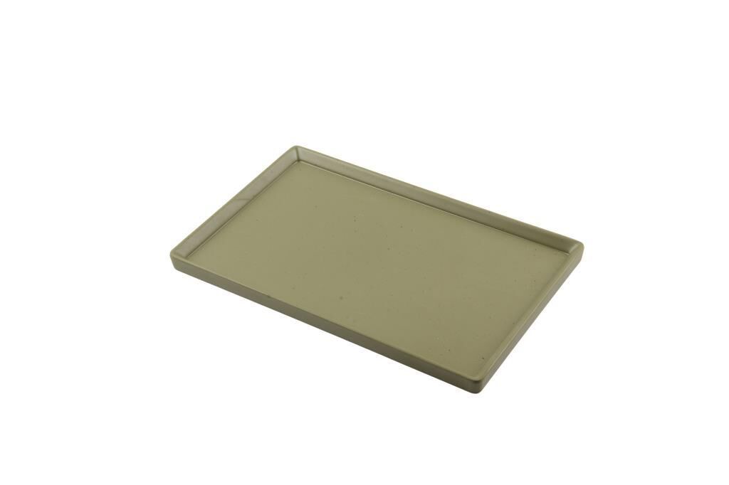 Globy Dikdörtgen Tepsi Yeşil 33×21×2 cm