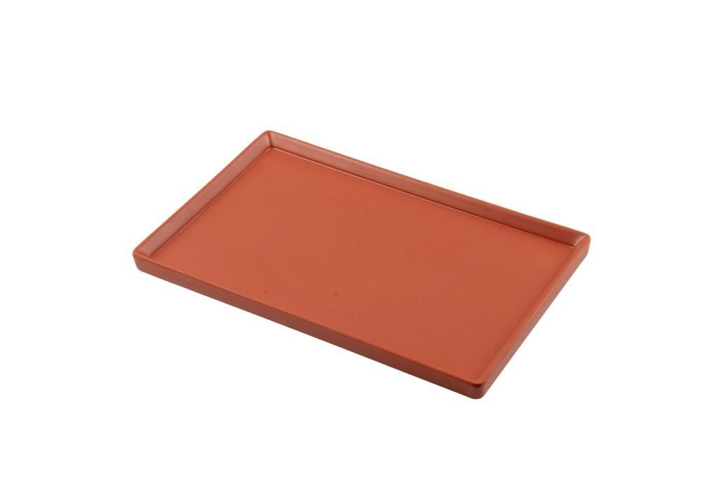 Globy Dikdörtgen Tepsi Turuncu 33×21×2 cm