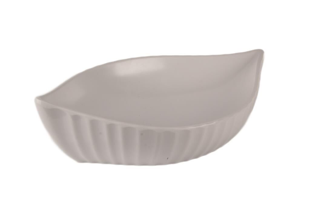 Globy Oval Sunum Tabak Beyaz 28×17,5×8,6 cm