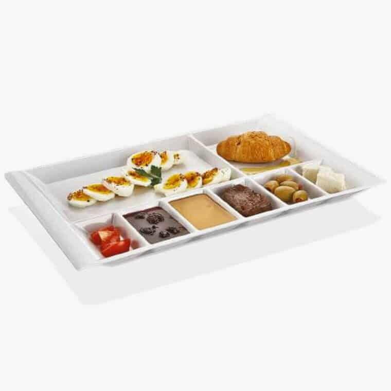 Külsan Thermoset Kahvaltı Tabldot, Self Servis 41x26 cm