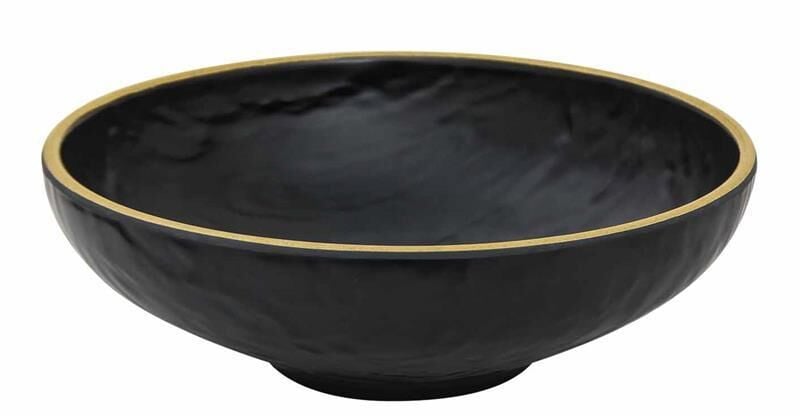Globy Açık Büfe Melamin Yuvarlak Servis Kasesi , Teşhir Kase Yellow 23x23x7 cm