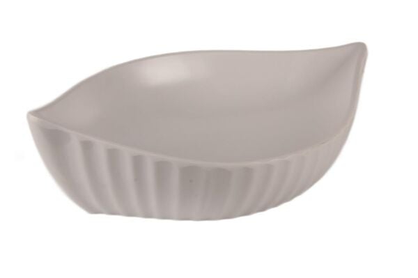 Globy Oval Sunum Tabak Beyaz 32×20×9 cm