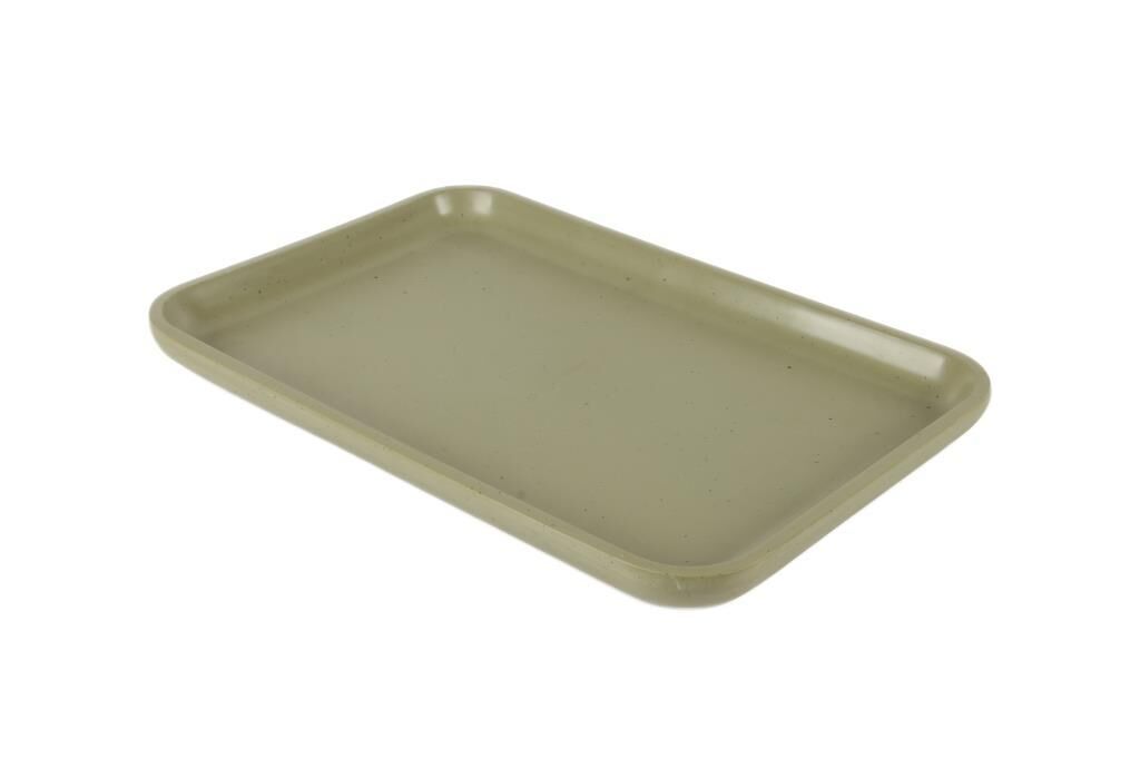 Globy Dikdörtgen Sunum Tepsi Yeşil 30,5×20×2 cm