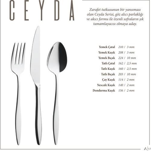 Lugga Ceyda Model Tatlı Bıçağı 12 Adet