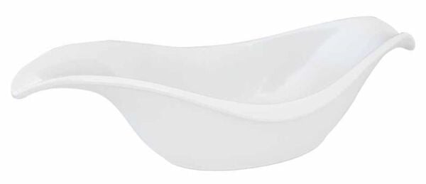 Globy Açık Büfe Melamin Tabak Beyaz 52x25x10 cm