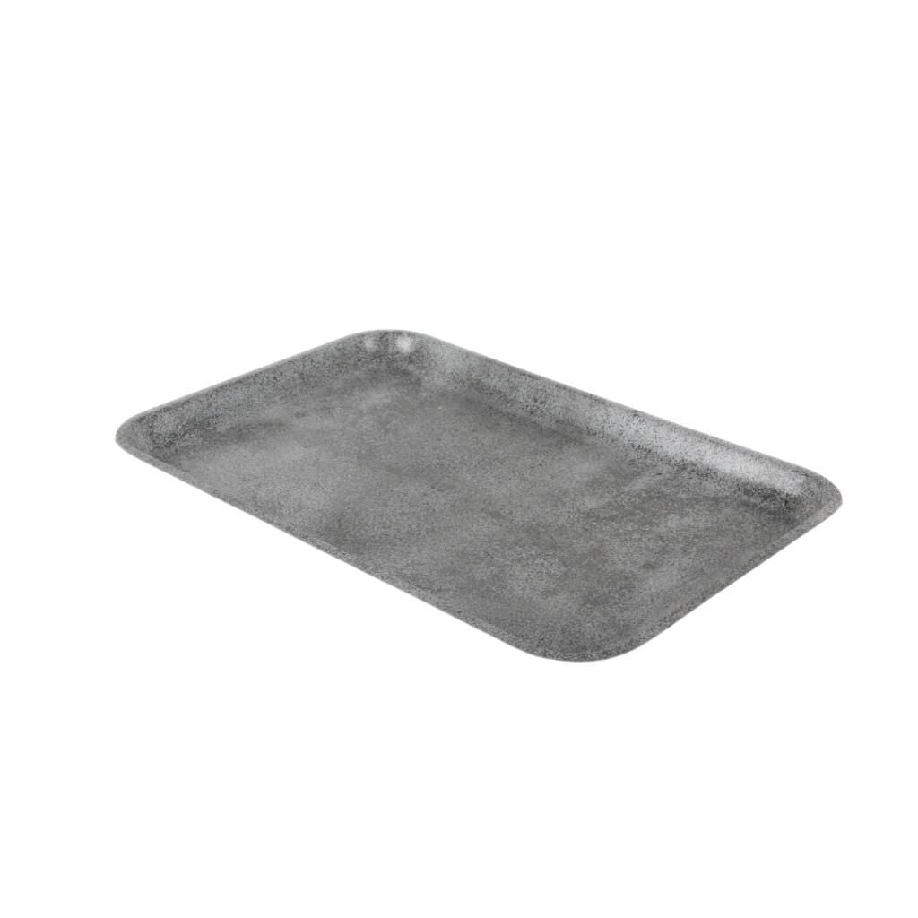 Globy Dikdörtgen Sunum Tepsi Gri 30,5×20×2 cm