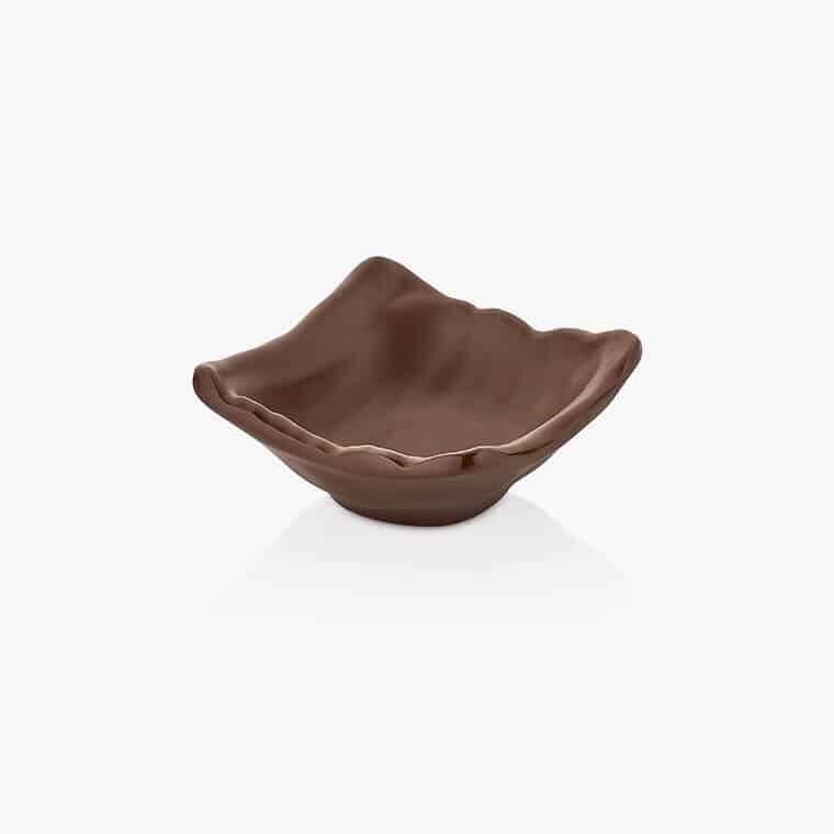 Külsan Thermoset Ramekin, Sosluk Kase, 9x8.5 cm, 6 Adet, Kahverengi