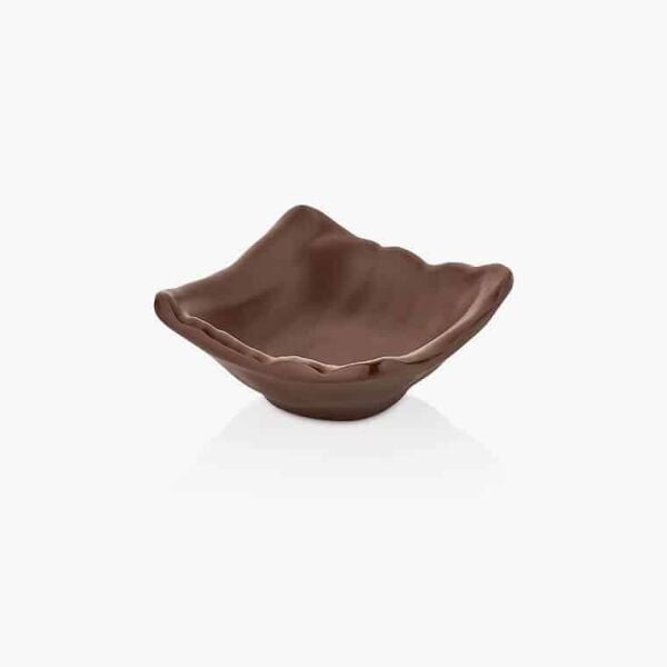 Külsan Thermoset Ramekin, Sosluk Kase, 9x8.5 cm, 6 Adet, Kahverengi