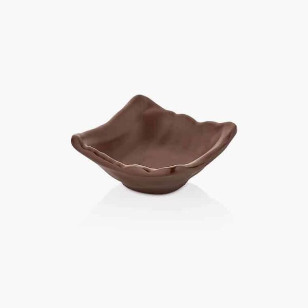 Külsan Thermoset Ramekin, Sosluk Kase, 9x8.5 cm, 6 Adet, Kahverengi