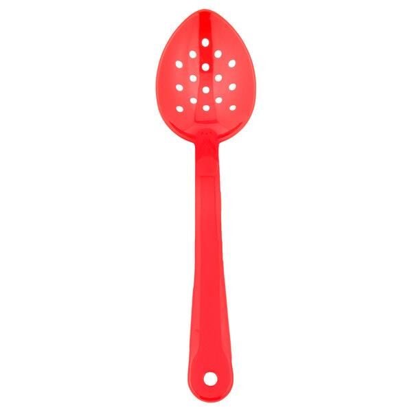 Globy Polikarbon Delikli Servis Kaşığı 30 cm, Kırmızı