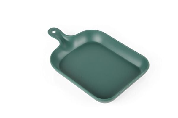 Globy Kulplu Sunum Tabak Yeşil 30×20×4 cm